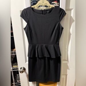 Apt. 9 Black Peplum Mini Dress